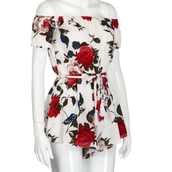 NEW Floral Beach Romper - Picture 3 of 8